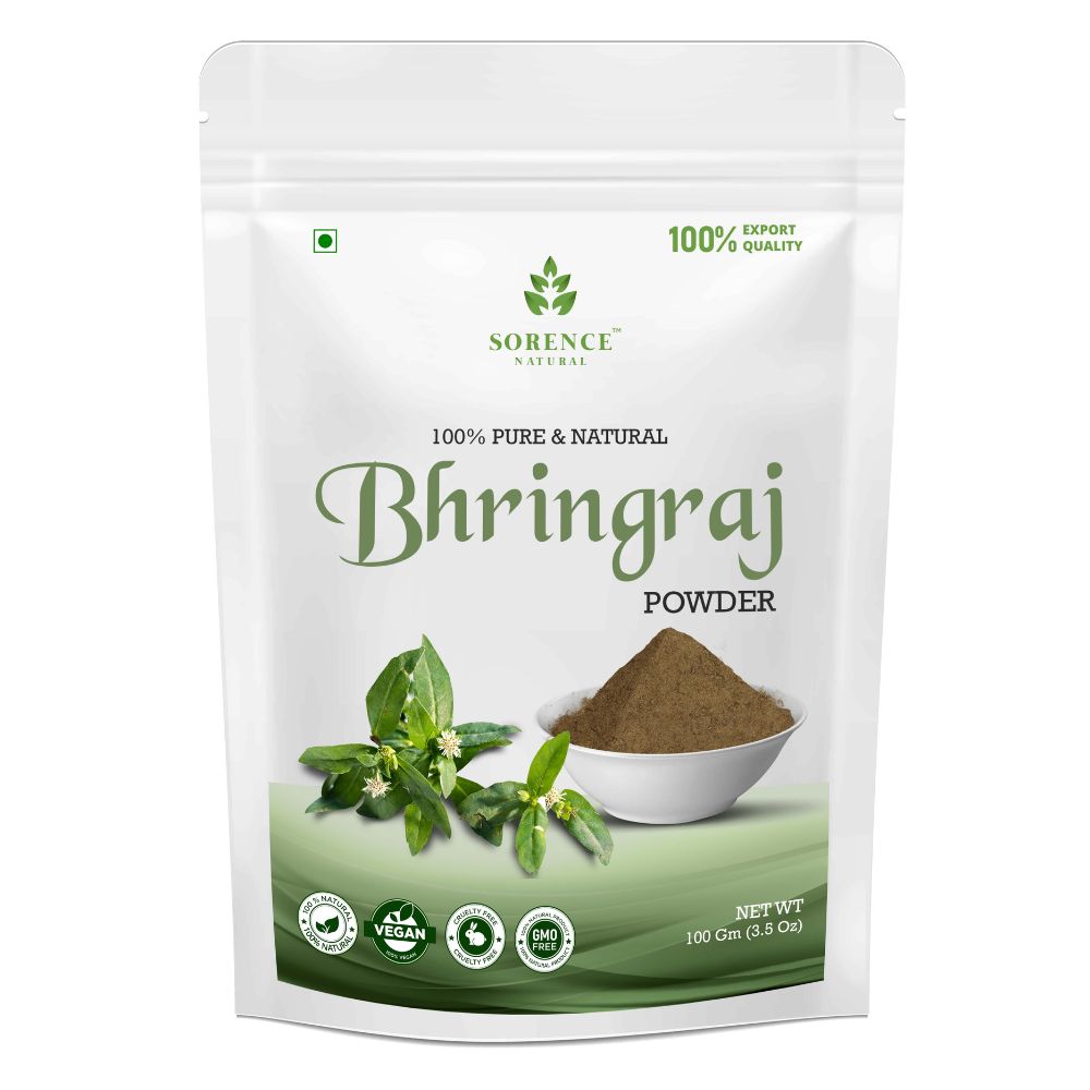 Sorence 100% Natural Bhringraj Powder for Hair and Skin