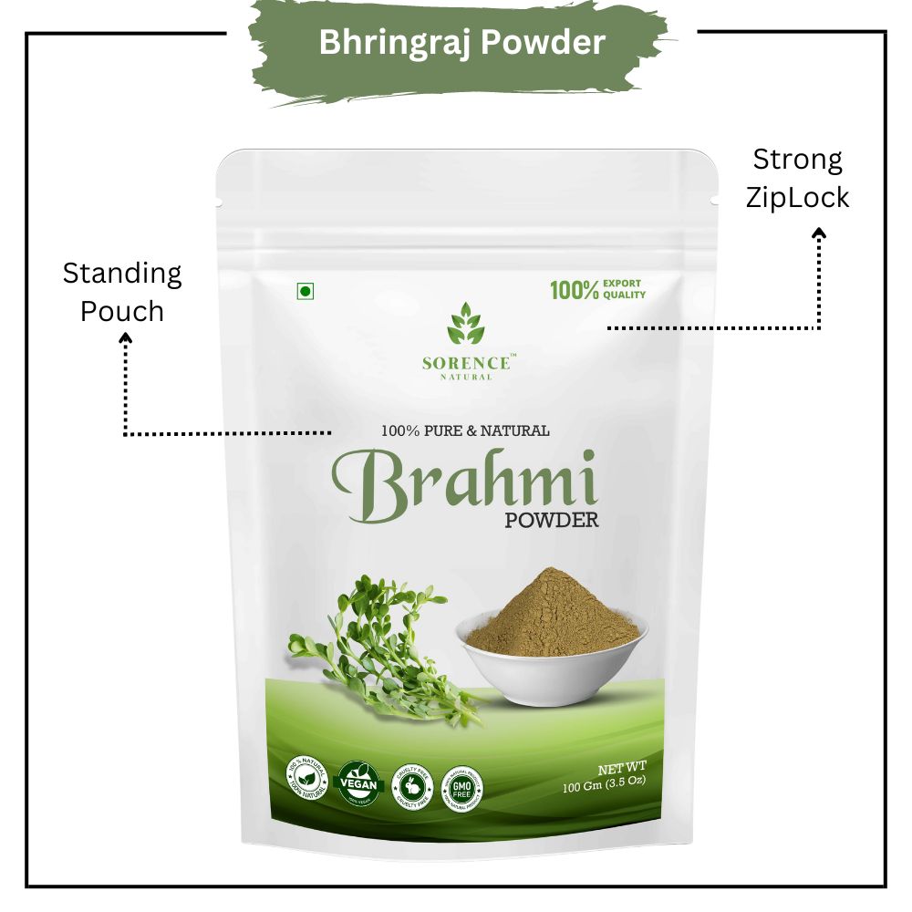 Sorence 100% Natural Brahmi Powder for Hair and Scalp Care