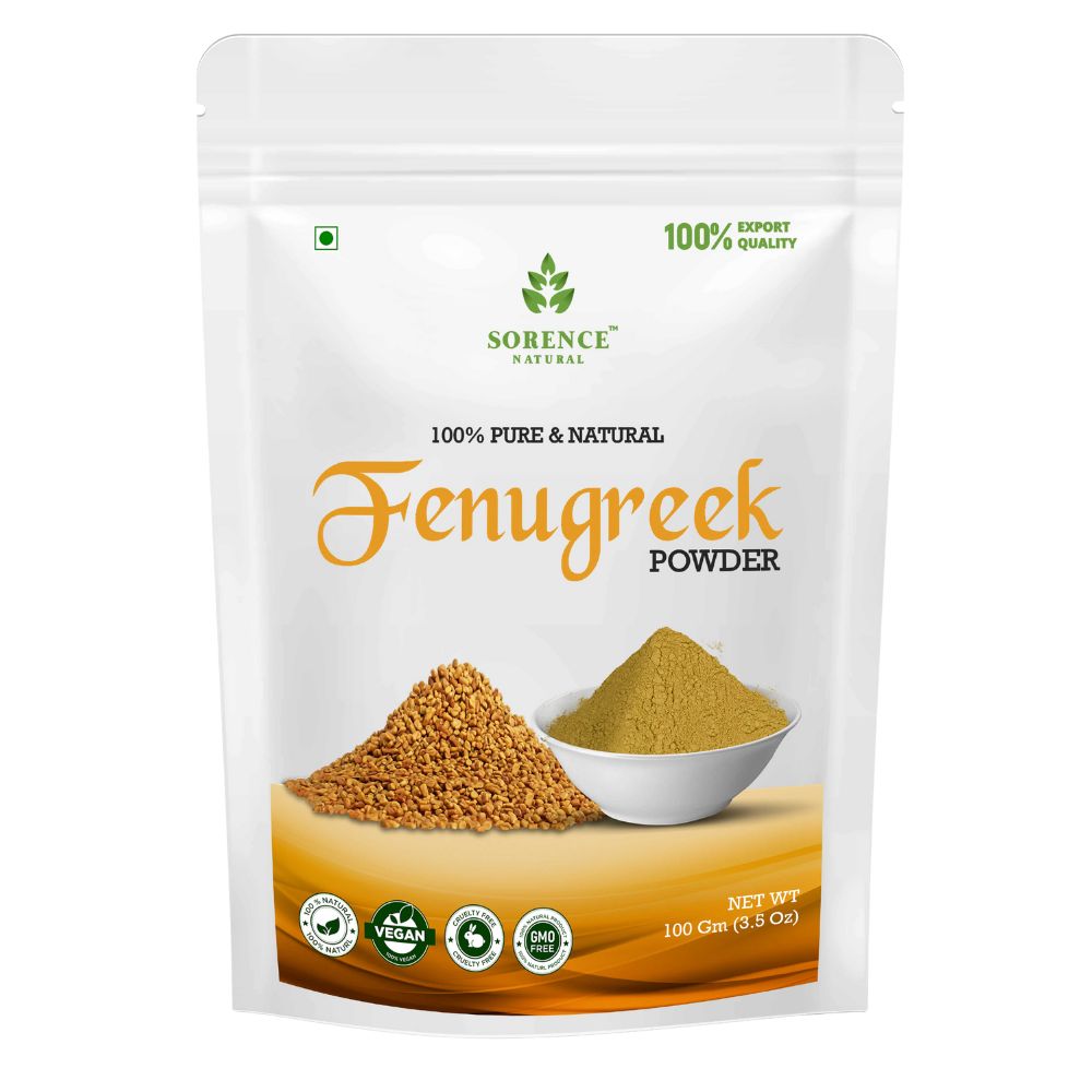 Sorence Natural Fenugreek Powder for Skin and Hair Care