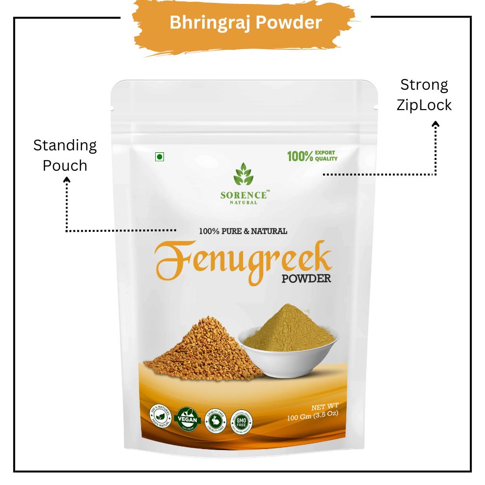 Sorence Natural Fenugreek Powder for Skin and Hair Care