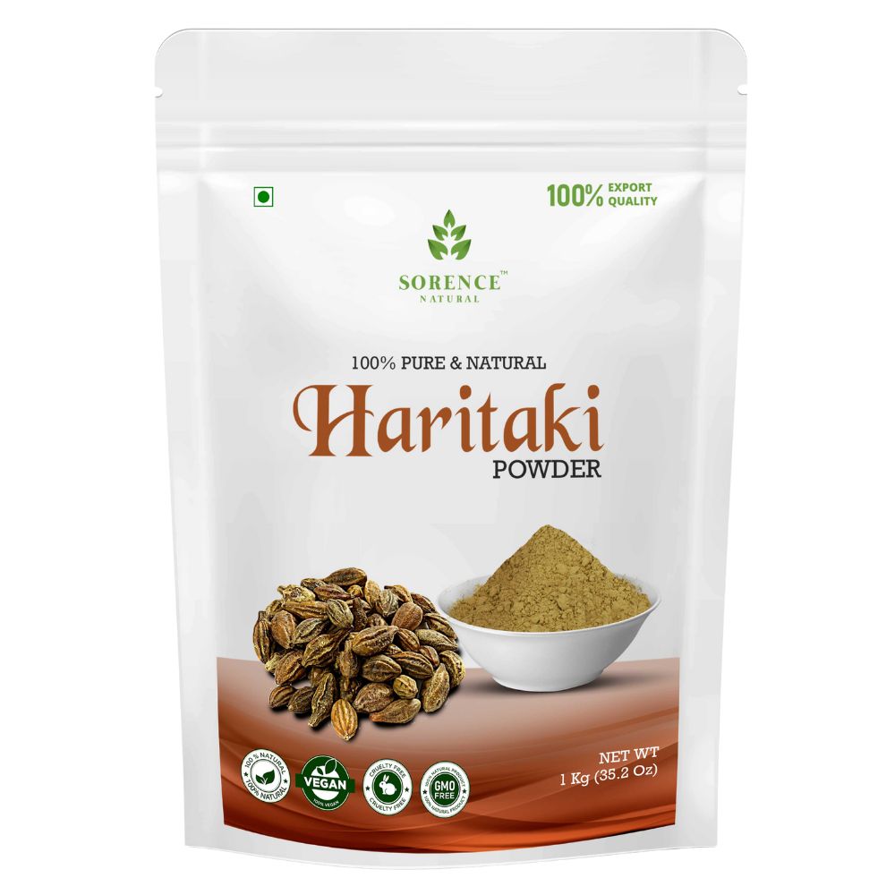 Sorence Natural Haritaki Powder for Ayurvedic Wellness