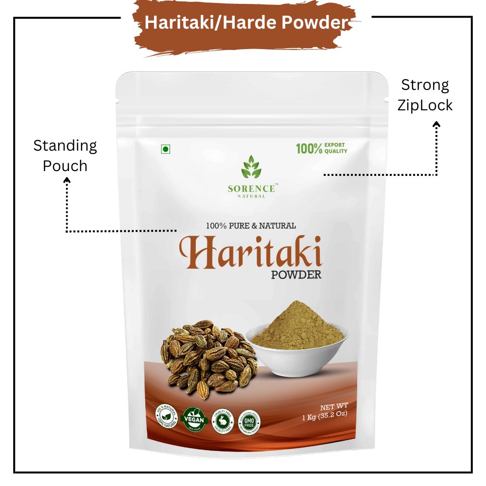 Sorence Natural Haritaki Powder for Ayurvedic Wellness