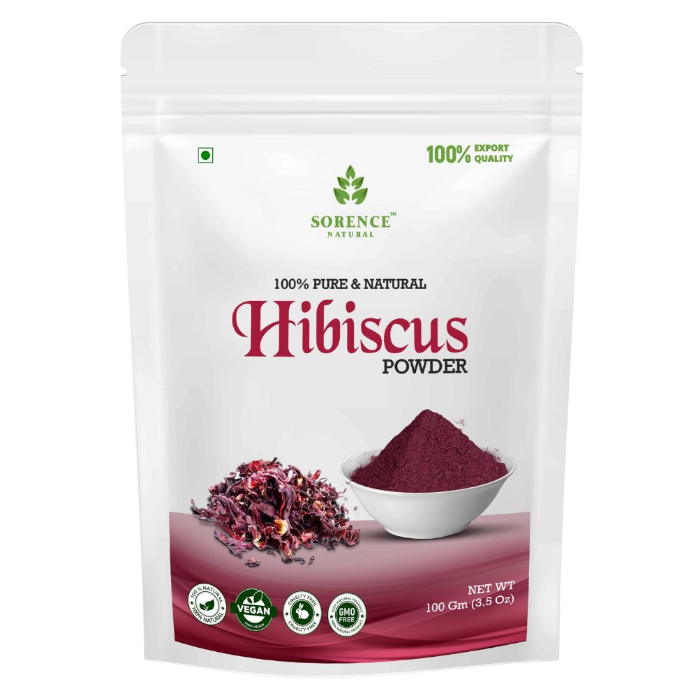 Sorence Natural Hibiscus Powder for Hair and Skin Care