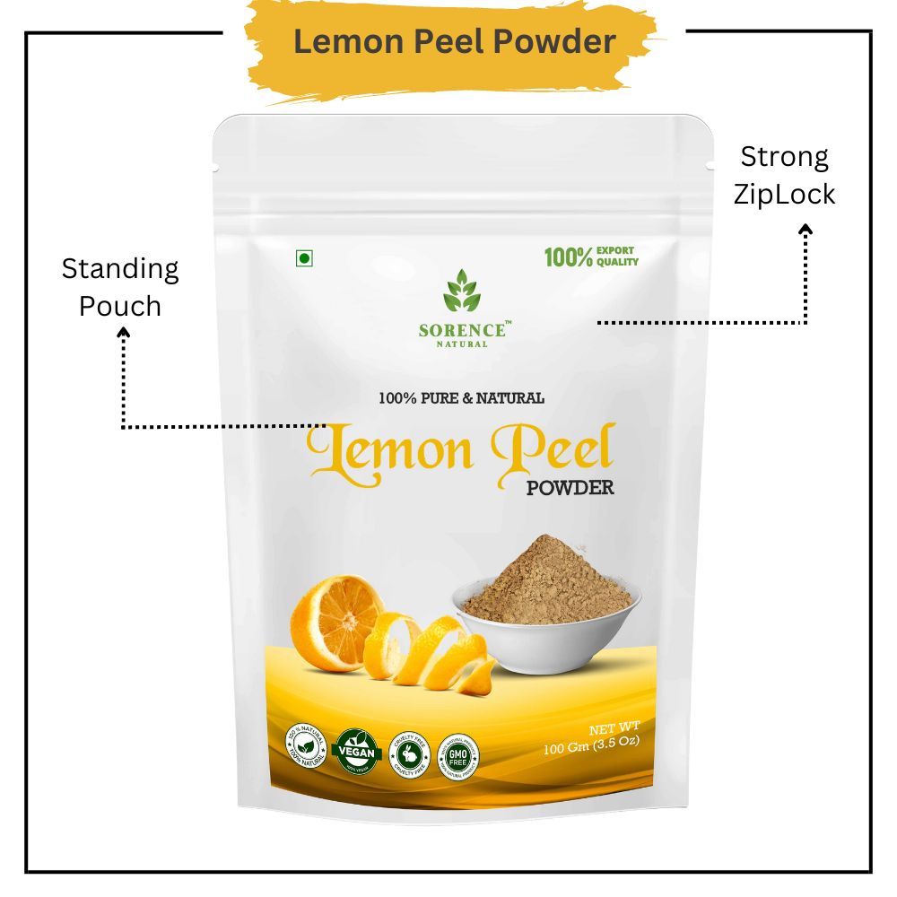 Sorence Natural Lemon Peel Powder for Skin Care