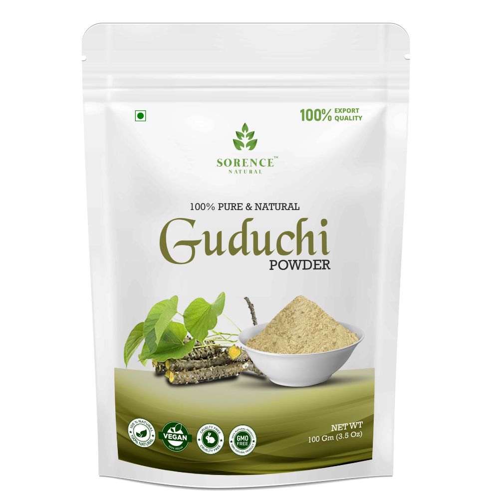 Sorence Natural Guduchi Powder for Skin and Wellness