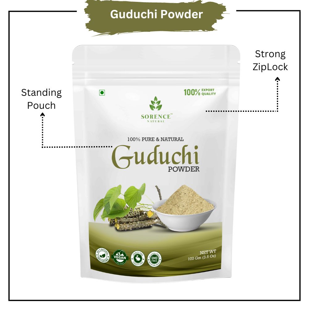 Sorence Natural Guduchi Powder for Skin and Wellness