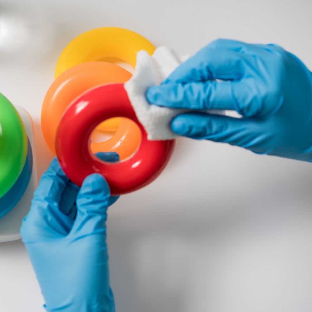 Blue Nitrile Disposable Gloves – Powder-Free, Latex-Free (Box of 100)