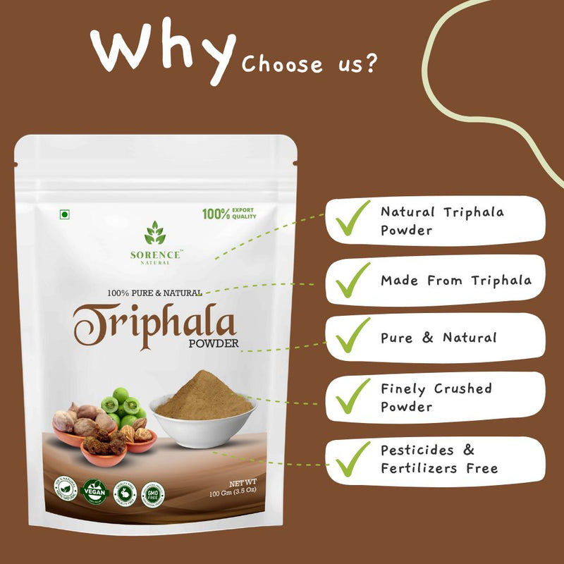 Sorence Natural Triphala Powder