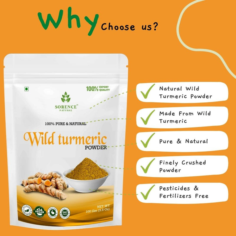 Sorence Natural Wild Turmeric Powder