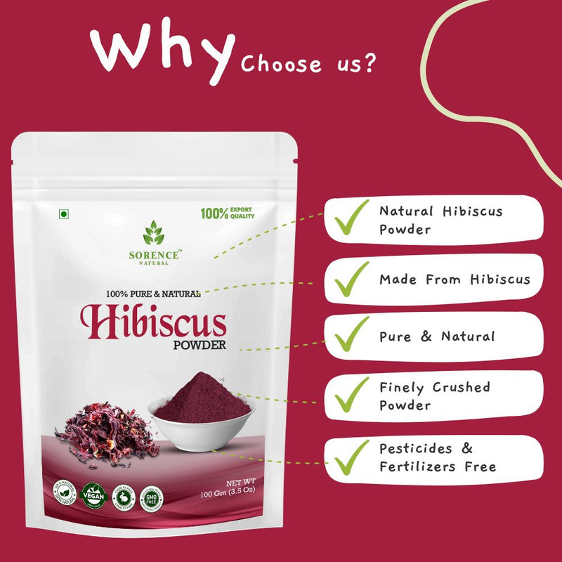 Sorence Natural Hibiscus Powder